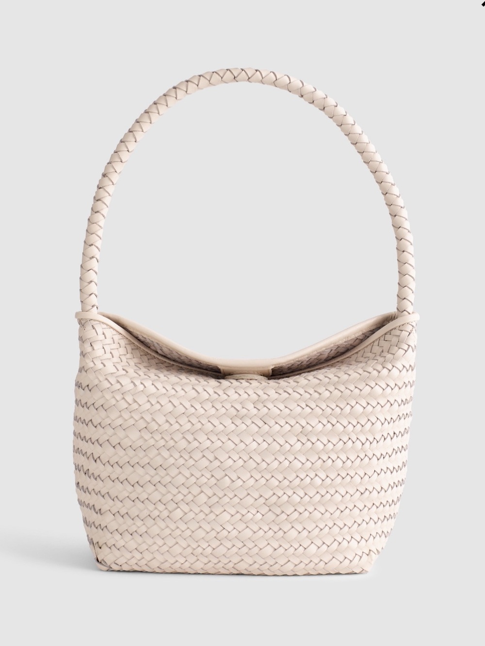 Madewell The Signature Woven Shoulder Bag — Vintage Muslin